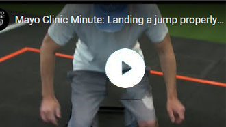 Mayo Clinic Minute: Landing a jump properly prevents injury